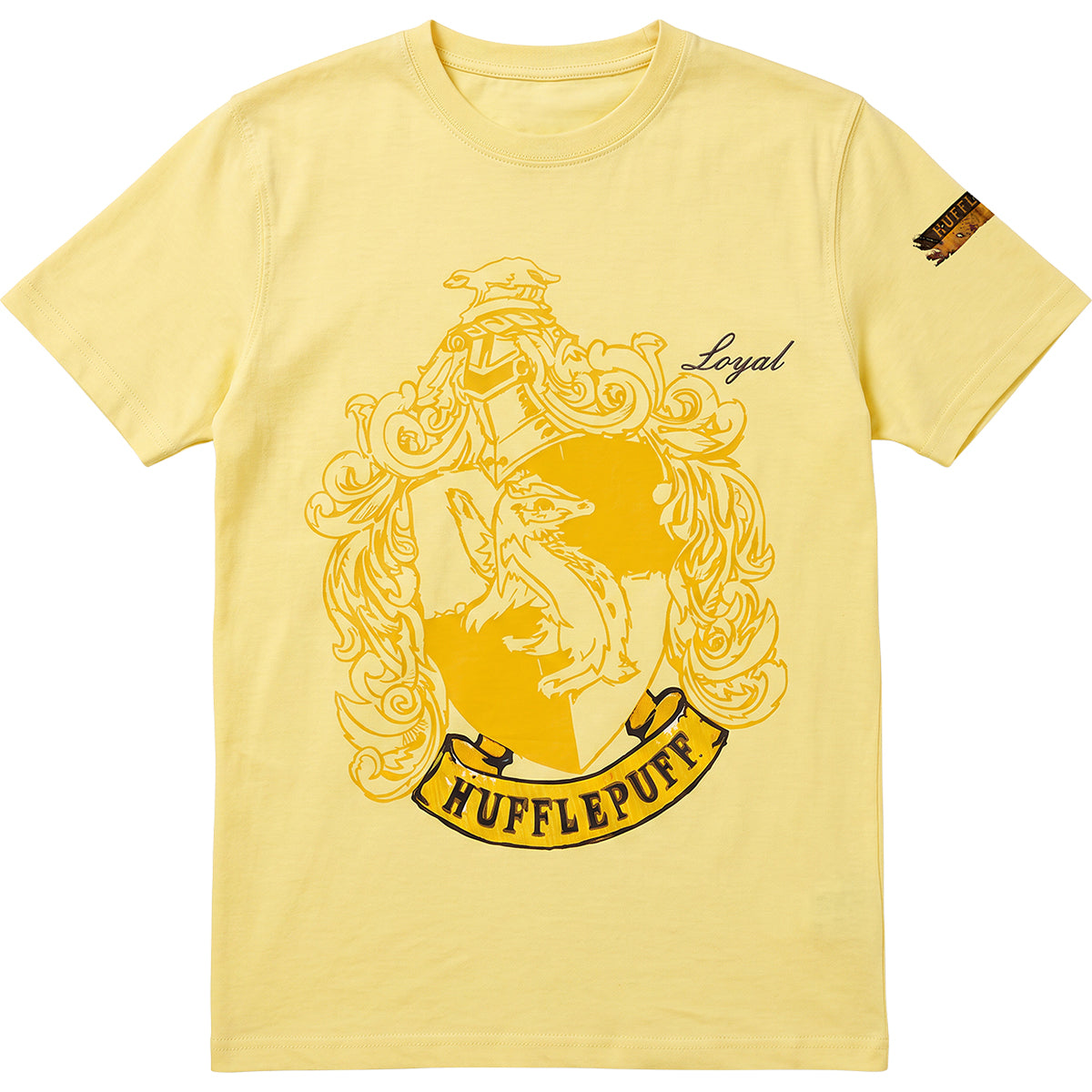 HARRY POTTER - EMBLEMA DE HUFFLEPUFF - Camiseta amarillo claro