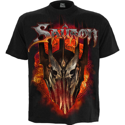 LOTR - SAURON - METAL TEE - Camiseta con estampado frontal Negro