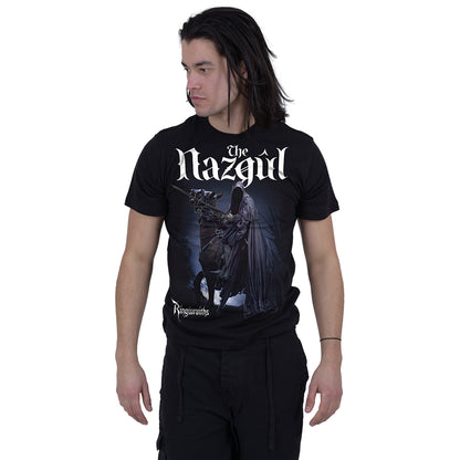 LOTR - EL NAZGUL - RINGWRAITHS - Camiseta con estampado frontal Negro