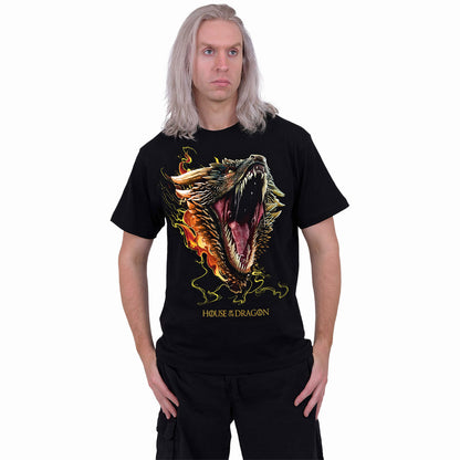 HOD 2 - DROGON - Camiseta con estampado frontal Negro