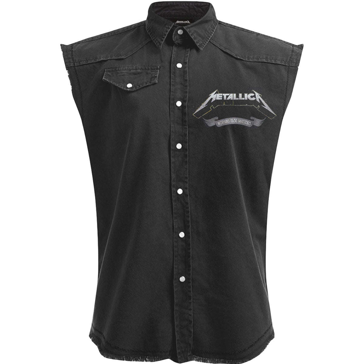 METALLICA - NOTHING ELSE MATTERS - Camiseta sin mangas Stone Washed Worker Negro