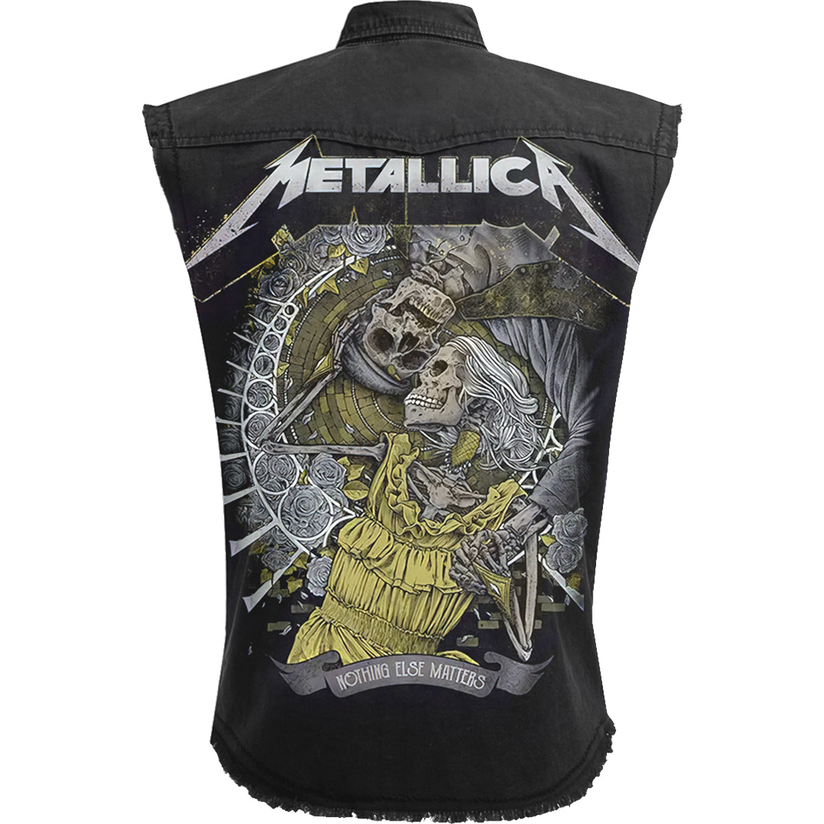 METALLICA - NOTHING ELSE MATTERS - Camiseta sin mangas Stone Washed Worker Negro