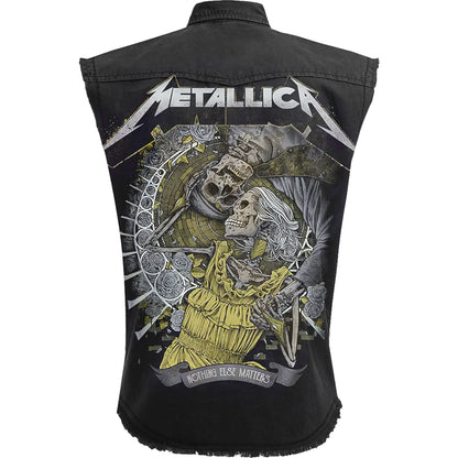 METALLICA - NOTHING ELSE MATTERS - Camiseta sin mangas Stone Washed Worker Negro