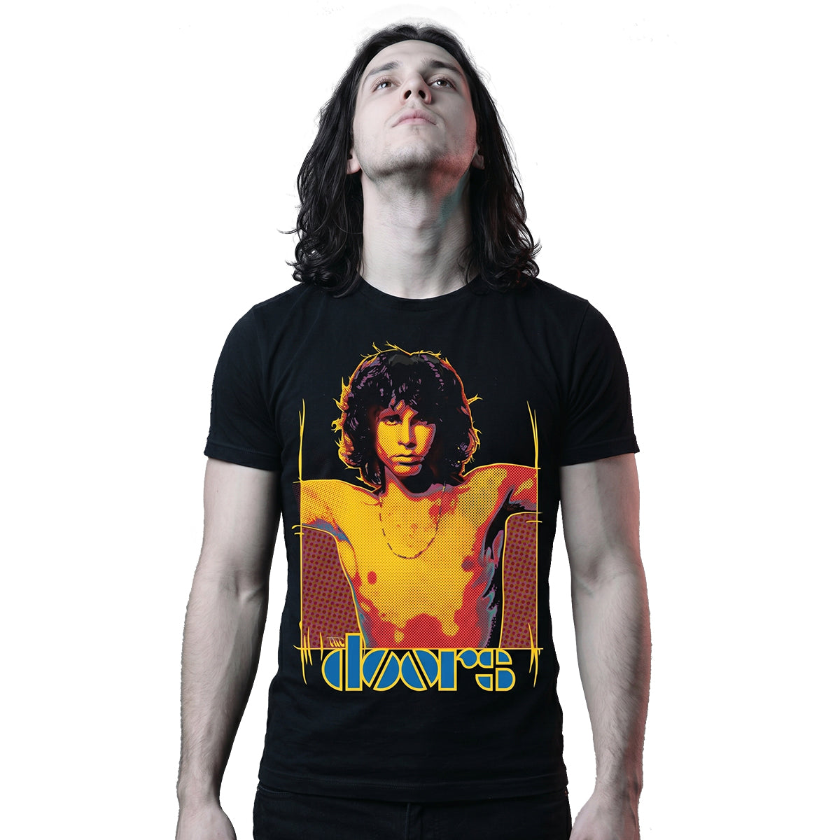 THE DOORS - LIGHT MY FIRE - Camiseta con estampado frontal Negro