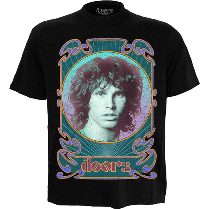 THE DOORS - NOUVEAU MORRISON - Camiseta con estampado frontal Negro