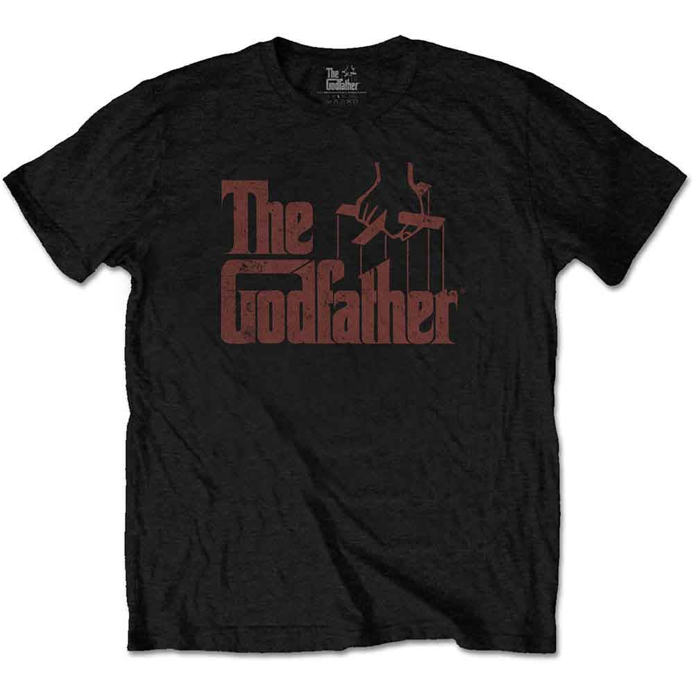 THE GODFATHER - LOGO BROWN - T-Shirt Black