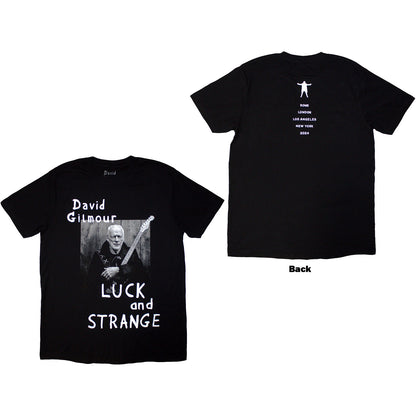 DAVID GILMOUR - LUCK & STRANGE PORTRAIT - T-Shirt Black