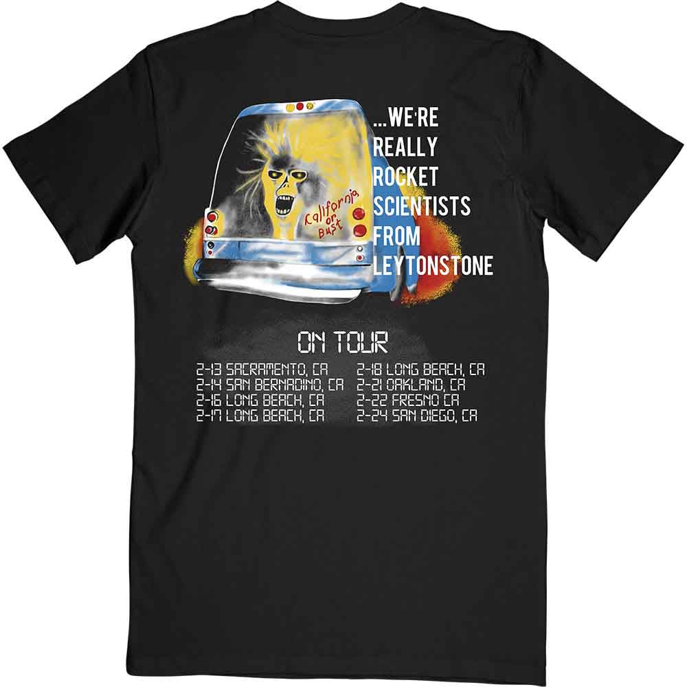 IRON MAIDEN - NOT AN ENGLISH ROCK BAND - T-Shirt Black