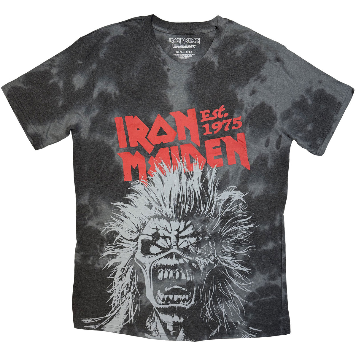 IRON MAIDEN - JUMBO SCREAM HEAD - T-Shirt Black