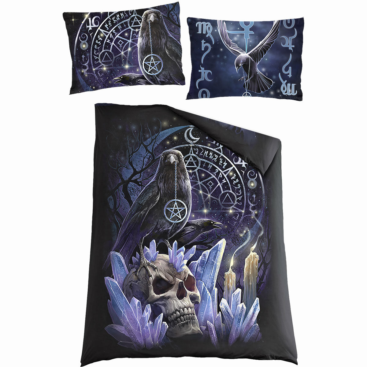 WITCHCRAFT - Single Cotton Duvet Cover + UK And EU Pillow case