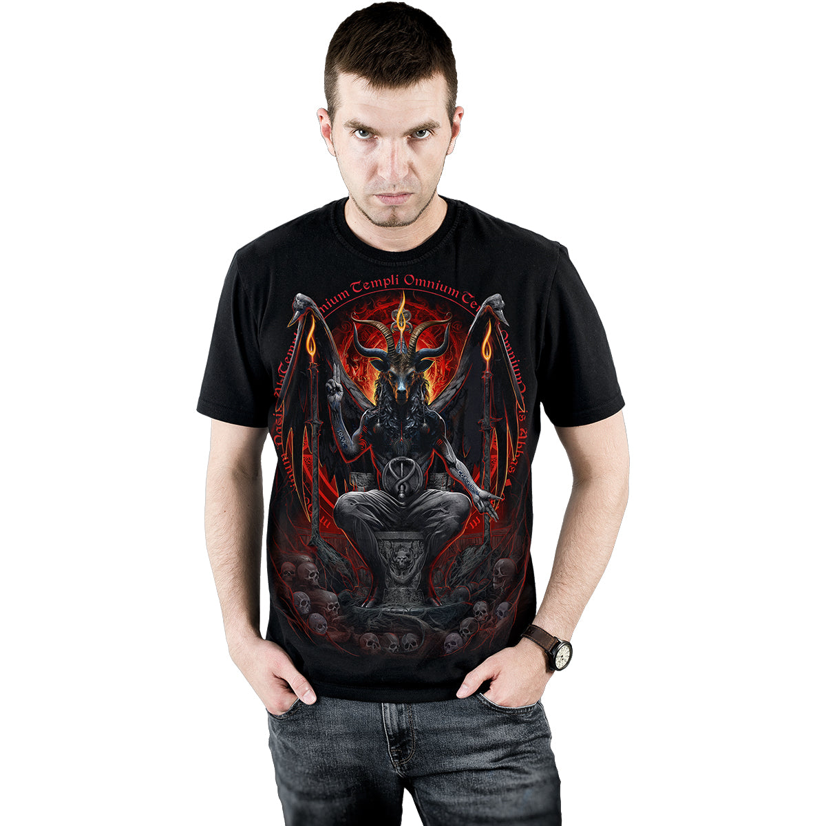 BAPHOMET - Camiseta Negra