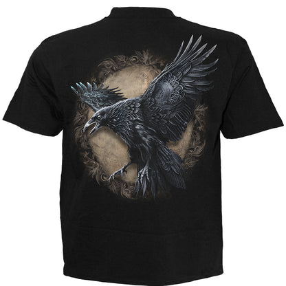 RAVEN WISE - Camiseta Negra