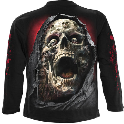 SCREAMING DEATH - Longsleeve T-Shirt Black