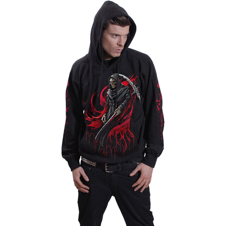 SCREAMING DEATH - Sudadera con capucha Negra