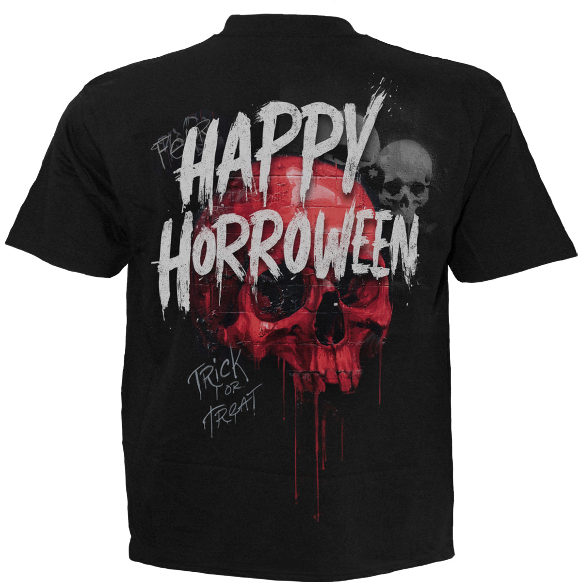 HAPPY HORROWEEN - Camiseta Negra