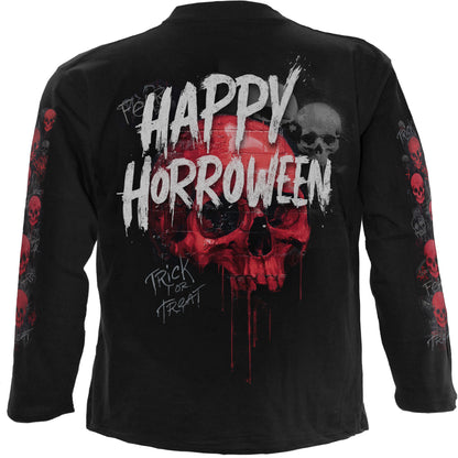 HAPPY HORROWEEN - Camiseta de manga larga Negra