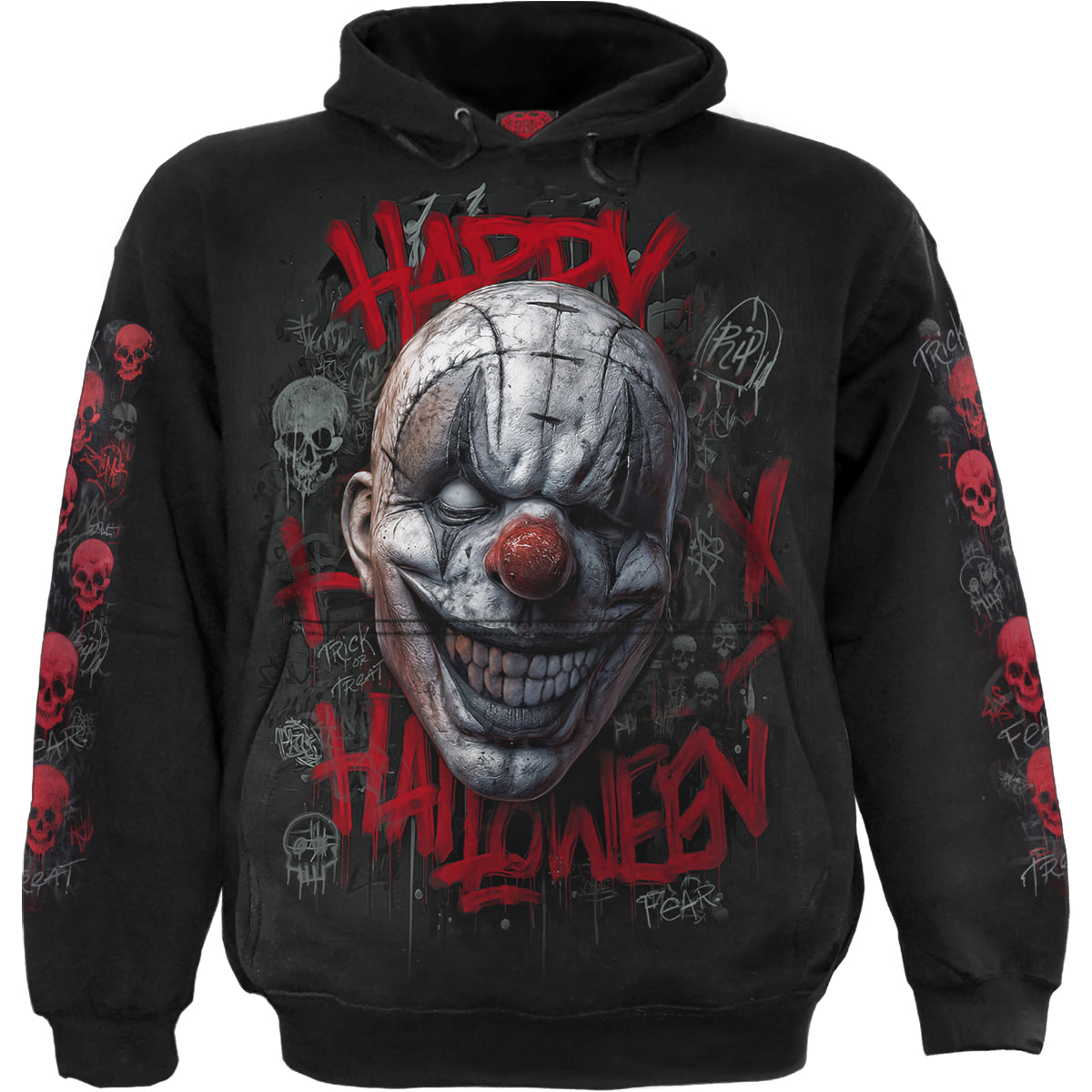 HAPPY HORROWEEN - Sudadera con capucha Negra