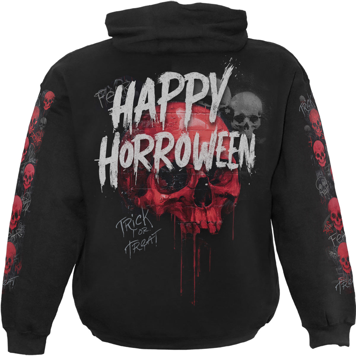 HAPPY HORROWEEN - Sudadera con capucha Negra