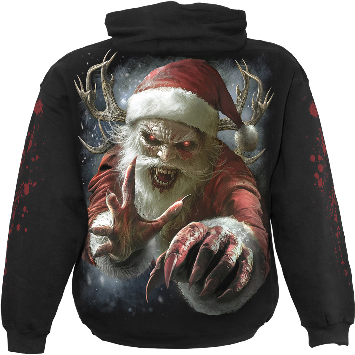 NAUGHTY OR NICE SANTA - Hoody Black