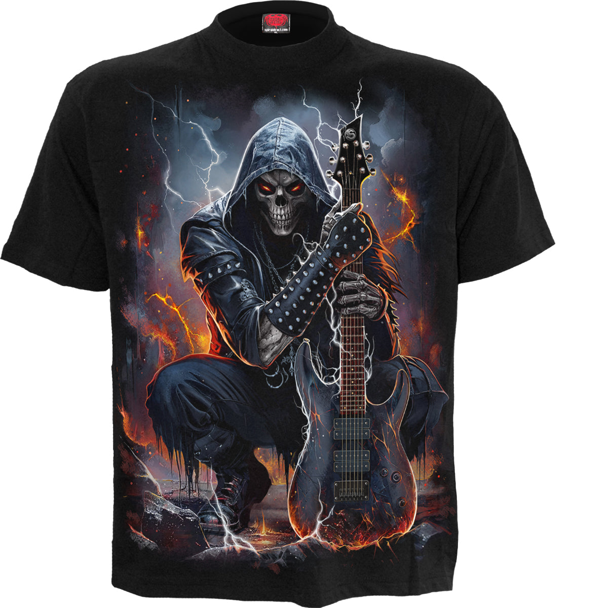 DEATH ROCKER - Camiseta Negra