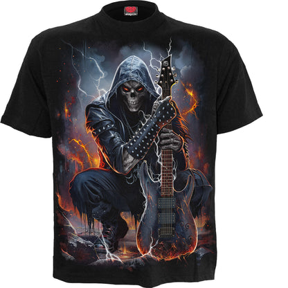 DEATH ROCKER - Camiseta Negra
