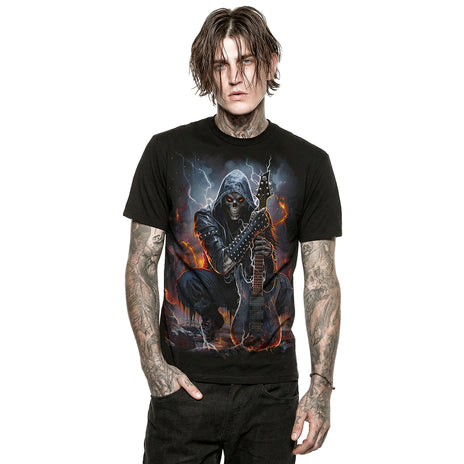 DEATH ROCKER - Camiseta Negra
