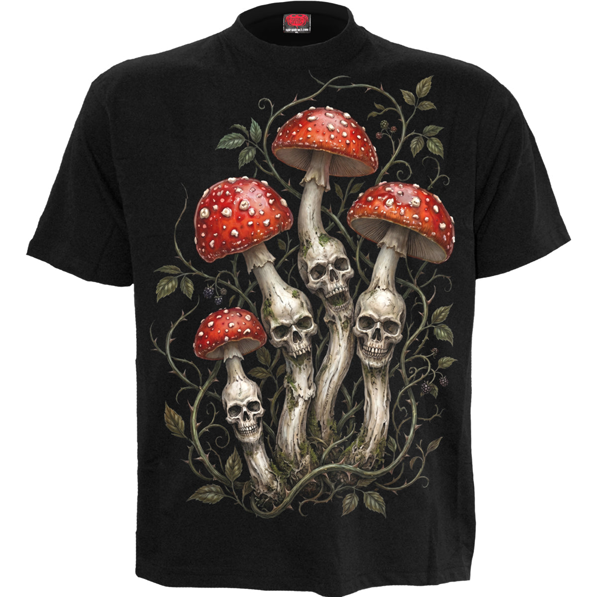 SHROOMS - Camiseta negra