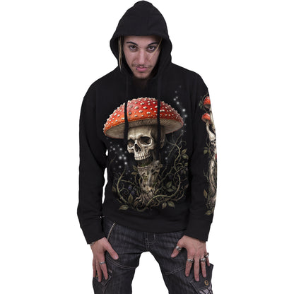 SHROOMS - Sudadera con capucha negra