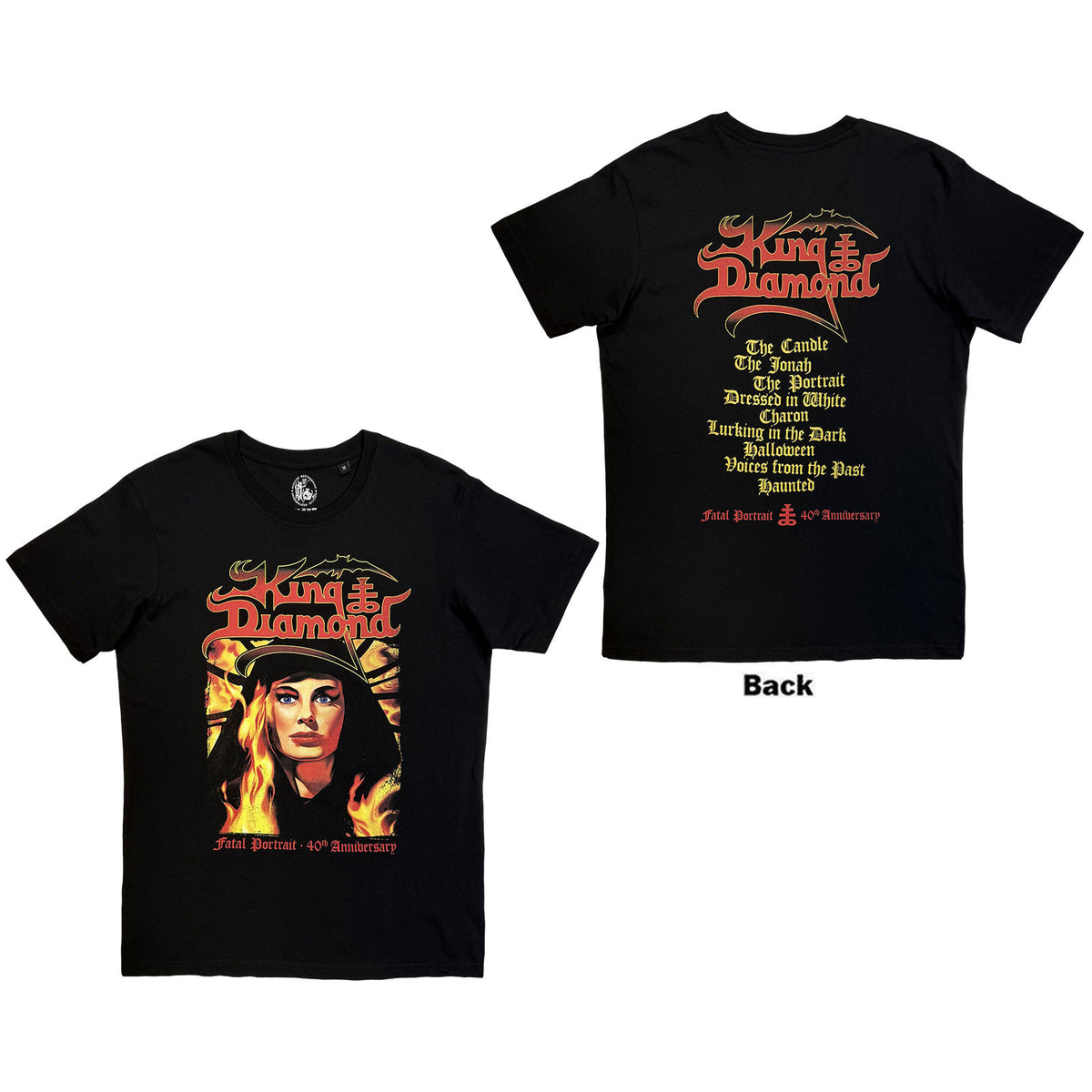 KING DIAMOND - FATAL PORTRAIT - T-Shirt Black