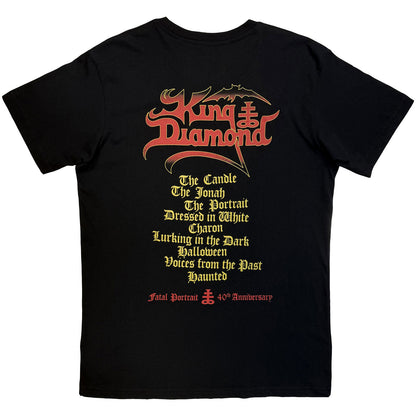 KING DIAMOND - FATAL PORTRAIT - T-Shirt Black