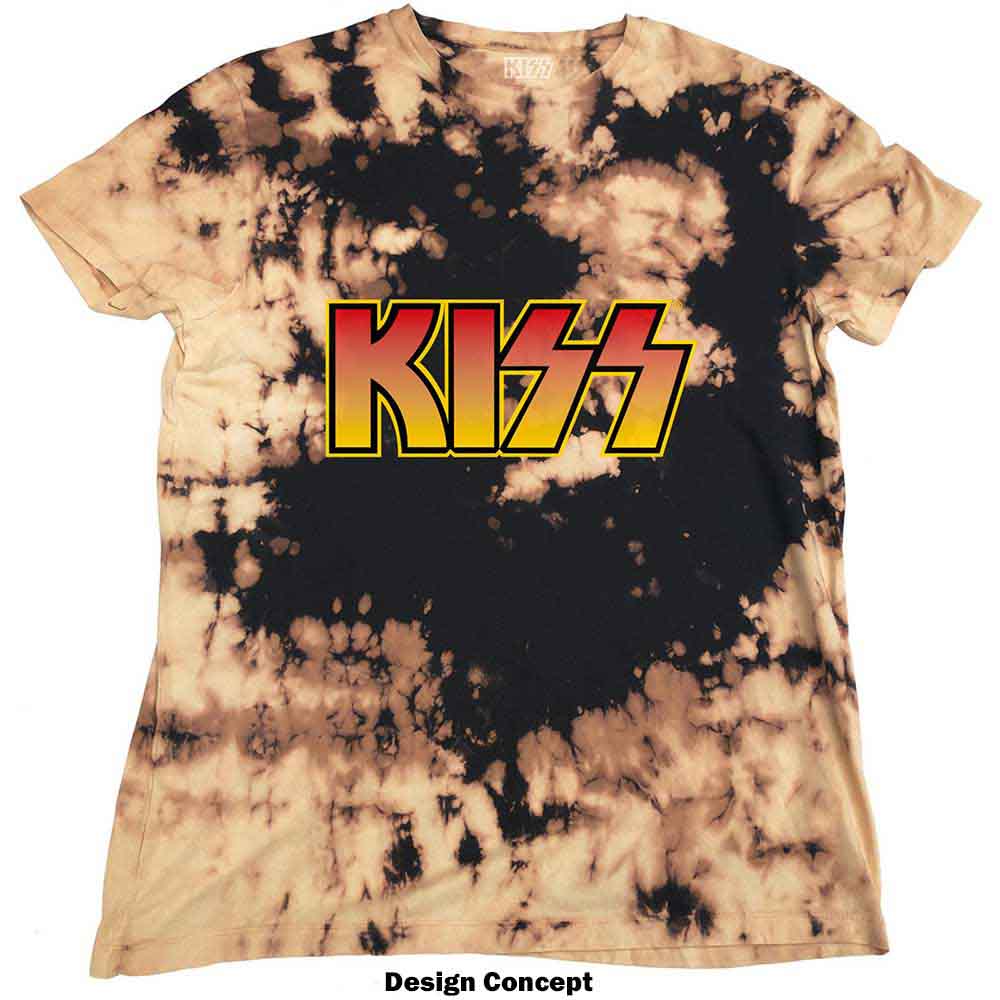 KISS - CLASSIC LOGO - T-Shirt Brown