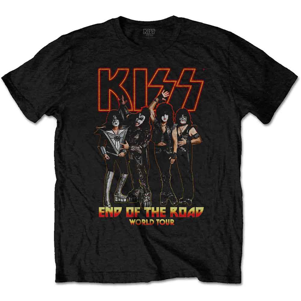 KISS - END OF THE ROAD TOUR - T-Shirt Black