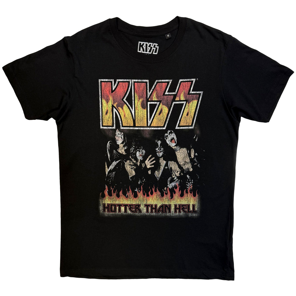 KISS - HOTTER THAN HELL - T-Shirt Black