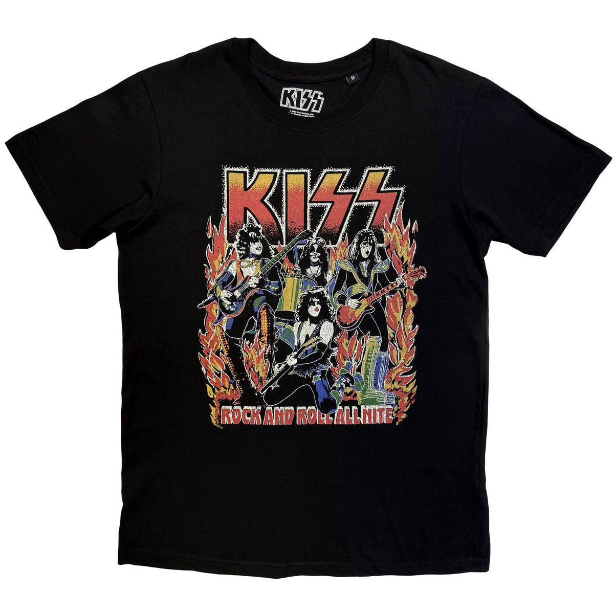 KISS - ROCK AND ROLL ALL NITE - T-Shirt Black