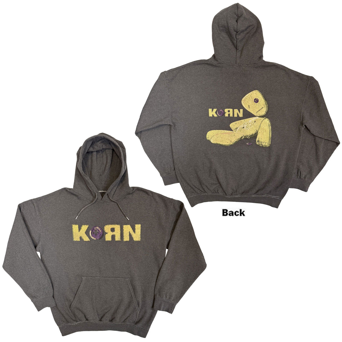 KORN - DOLL ISSUES - Pullover Hoodie Grey