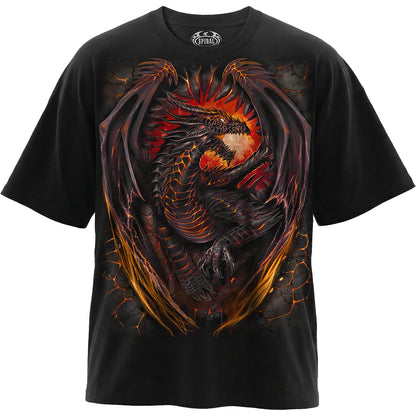 DRAGON FURNACE - Camiseta Box Negra