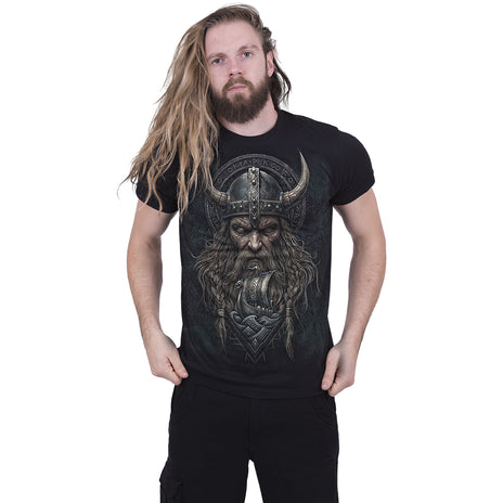 VIKING NORSEMAN - Camiseta negra