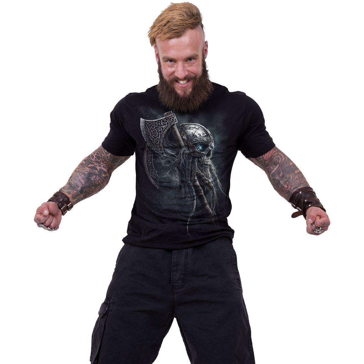 VIKING RAMPAGE - Camiseta negra