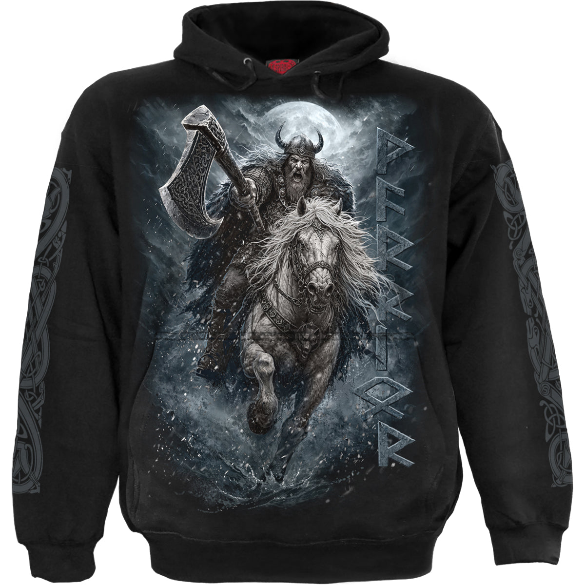 VIKING RAMPAGE - Sudadera con capucha negra