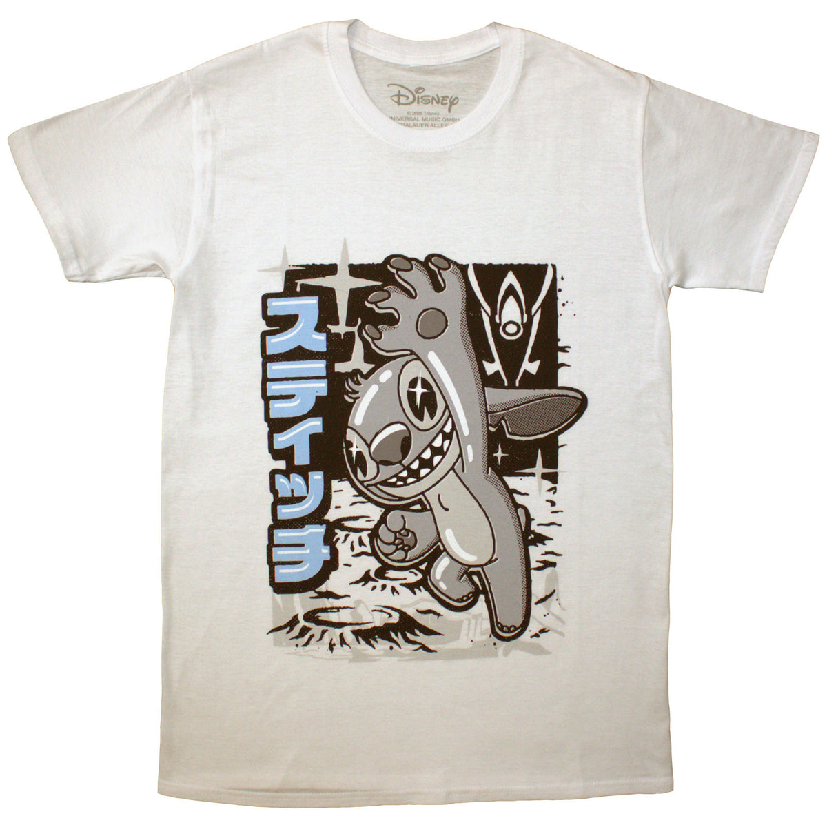 DISNEY - STITCH JUMP BLACK & WHITE - T-Shirt Neutral