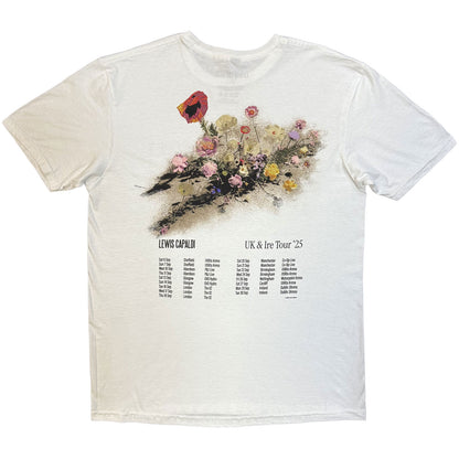 LEWIS CAPALDI - FLOWERS UK TOUR '25 - T-Shirt White