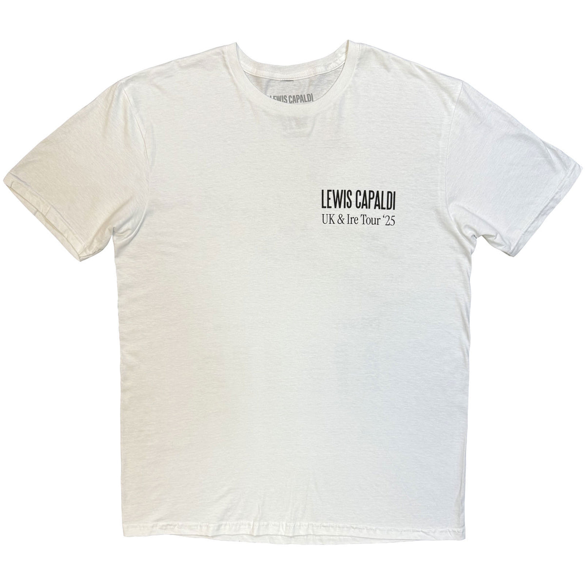 LEWIS CAPALDI - FLOWERS UK TOUR '25 - T-Shirt White