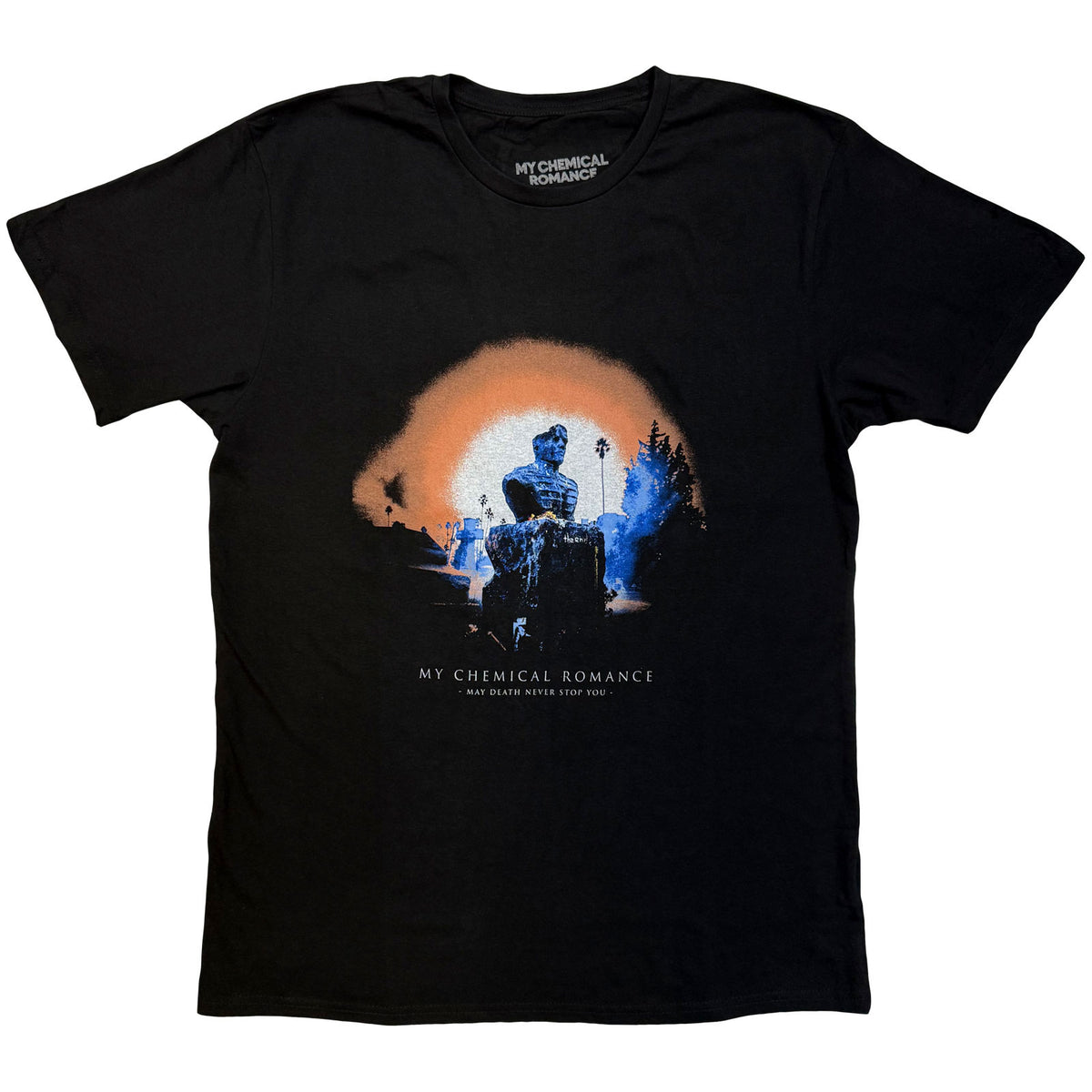 MY CHEMICAL ROMANCE - MAY DEATH COVER - T-Shirt Black