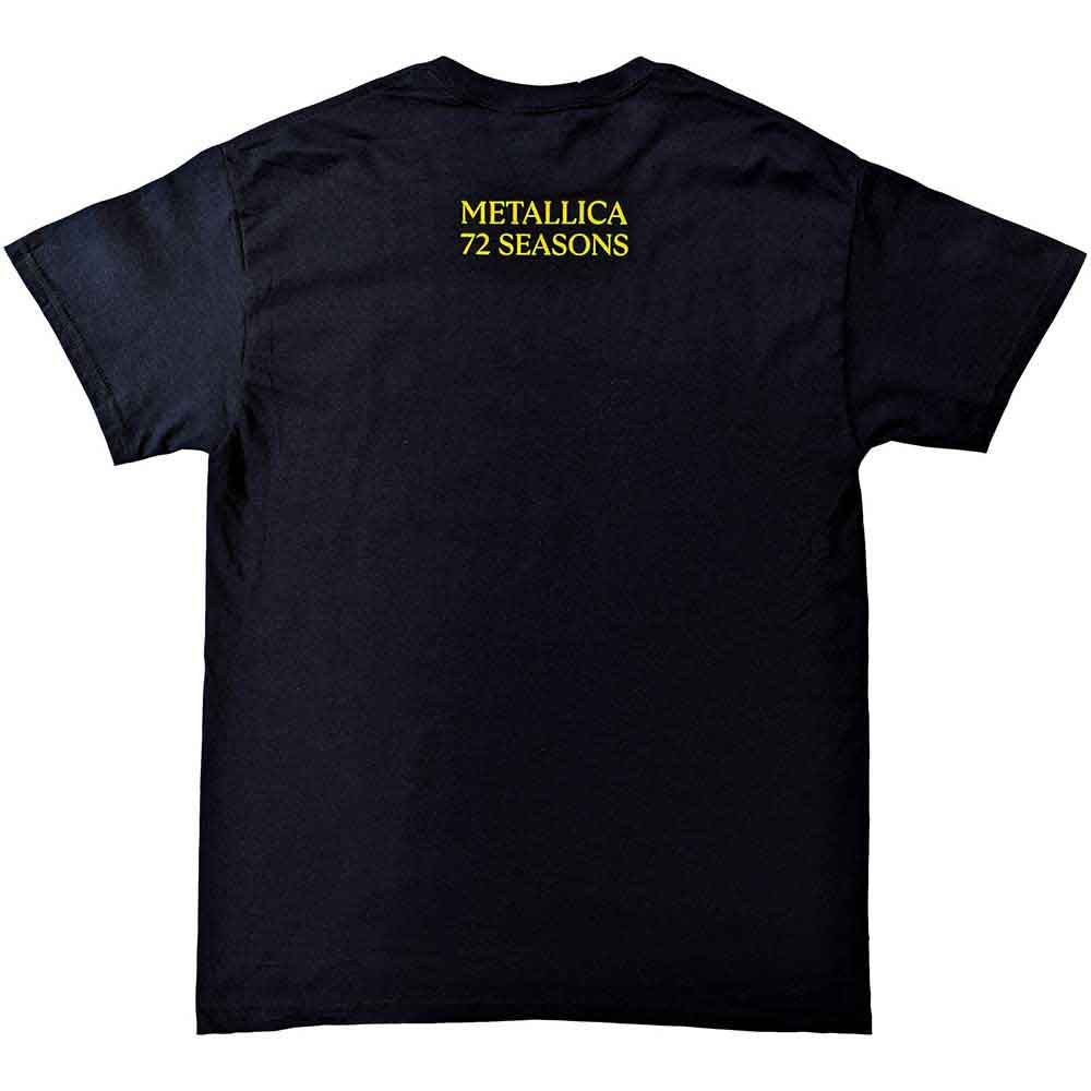 METALLICA - 72 SEASONS BURNT VINYL - T-Shirt Black