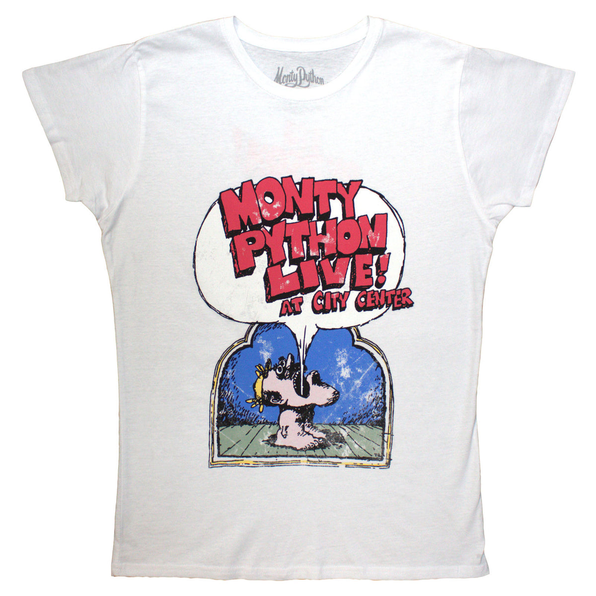 MONTY PYTHON - LIVE AT CITY CENTRE - Ladies T-Shirt White