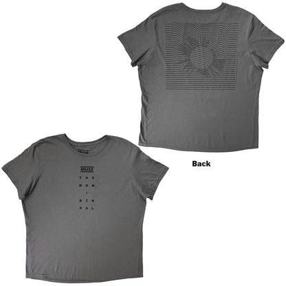 MUSE - LOGO AND SIGNAL - T-Shirt Grey