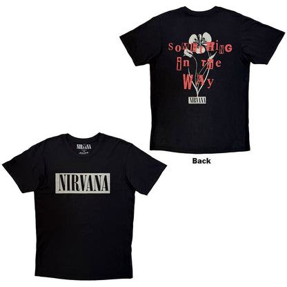 NIRVANA - SOMETHING IN THE WAY - Carbon T-Shirt Black