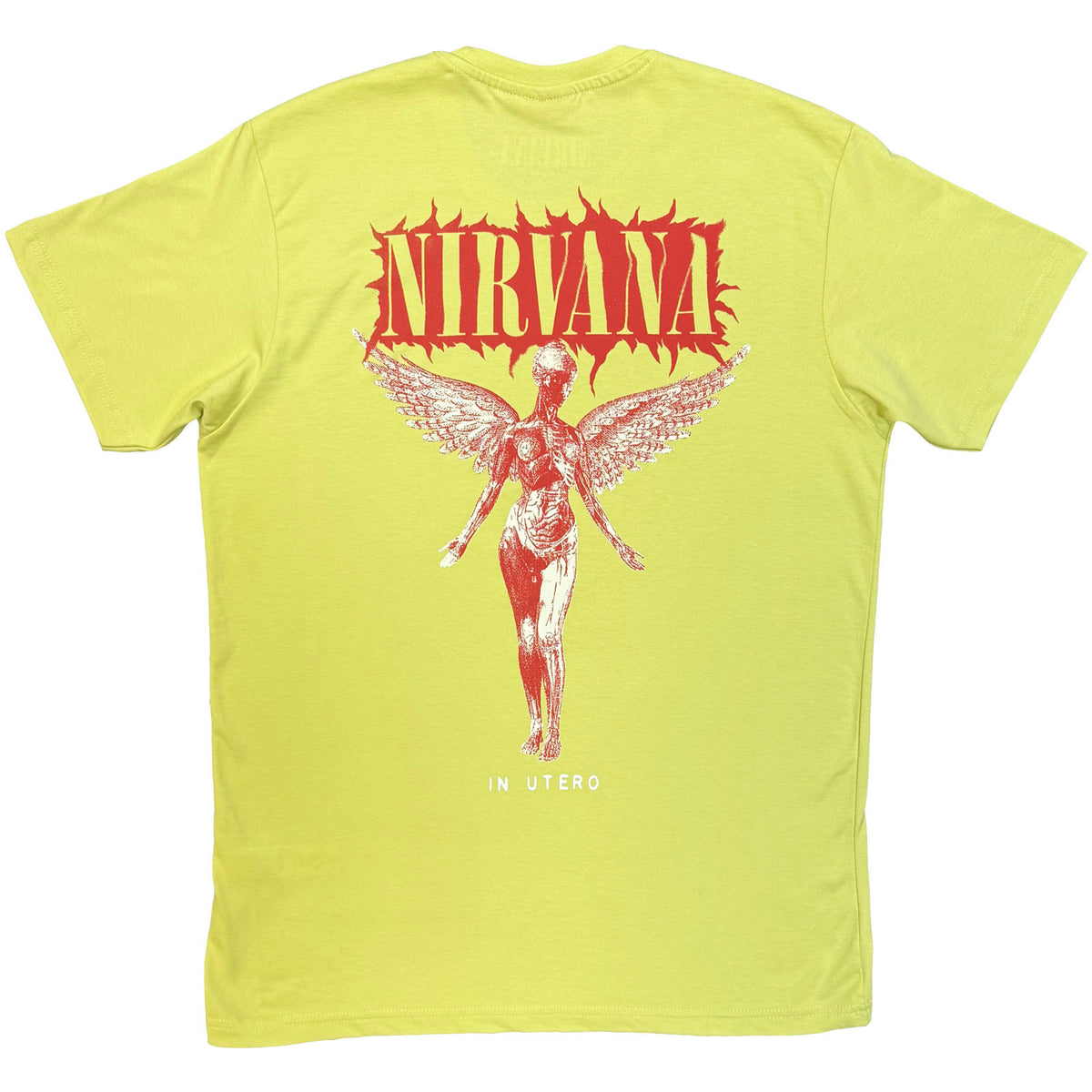 NIRVANA - IN UTERO ANGEL - T-Shirt Green