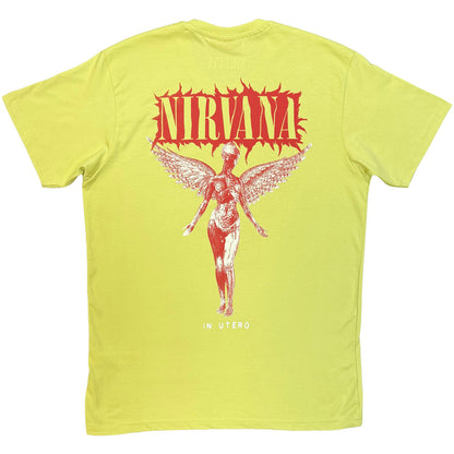 NIRVANA - IN UTERO ANGEL - T-Shirt Green
