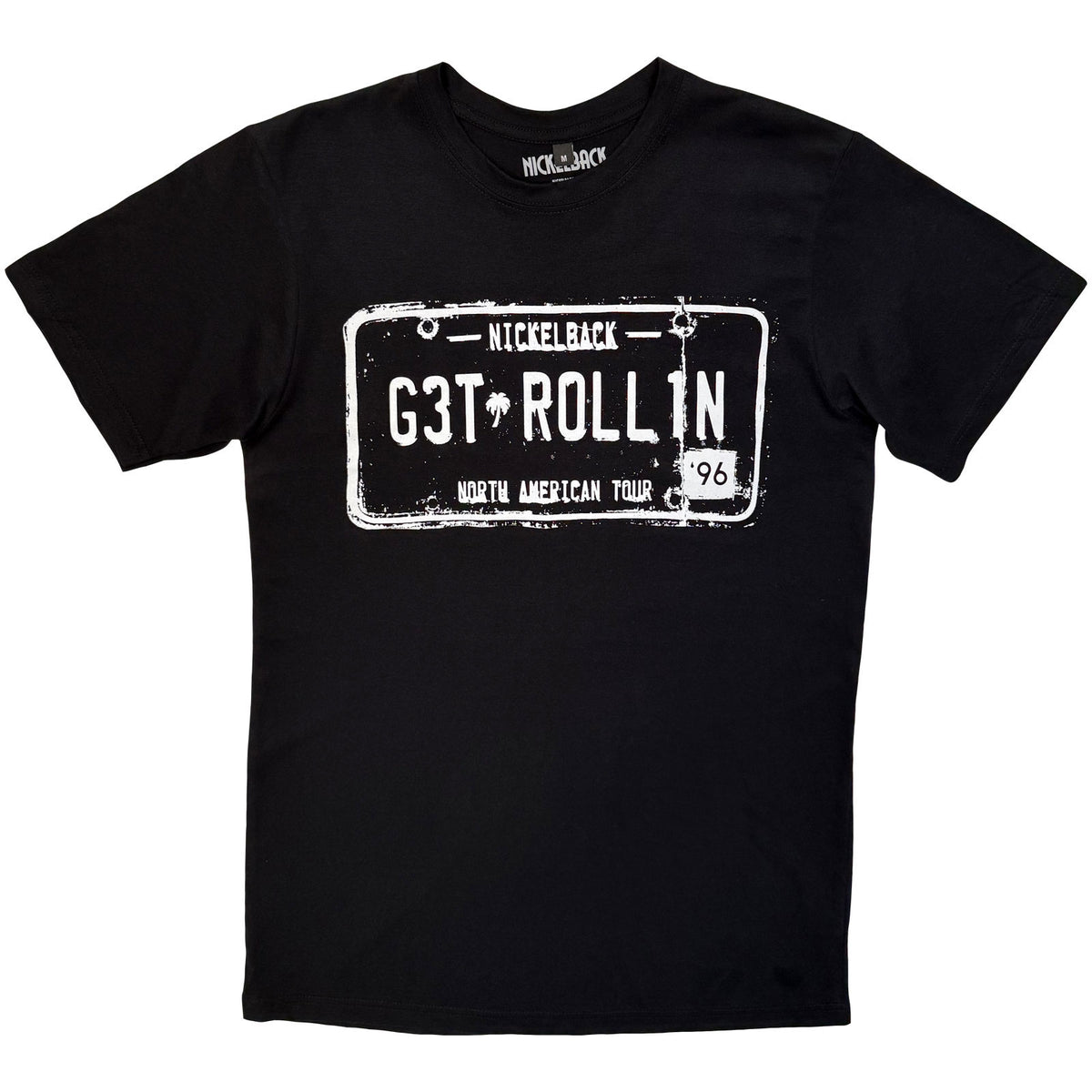 NICKELBACK - GET ROLLIN' TOUR - Carbon T-Shirt Black